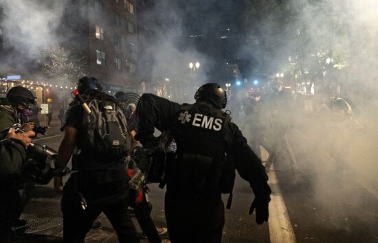 Протесты в Портленде