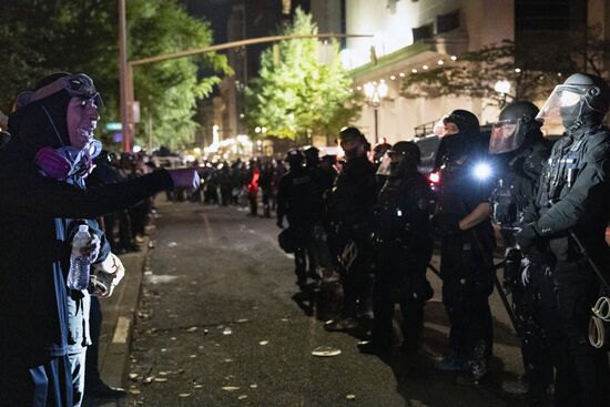 Протесты в Портленде