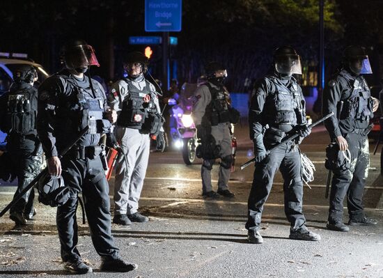 Протесты в Портленде