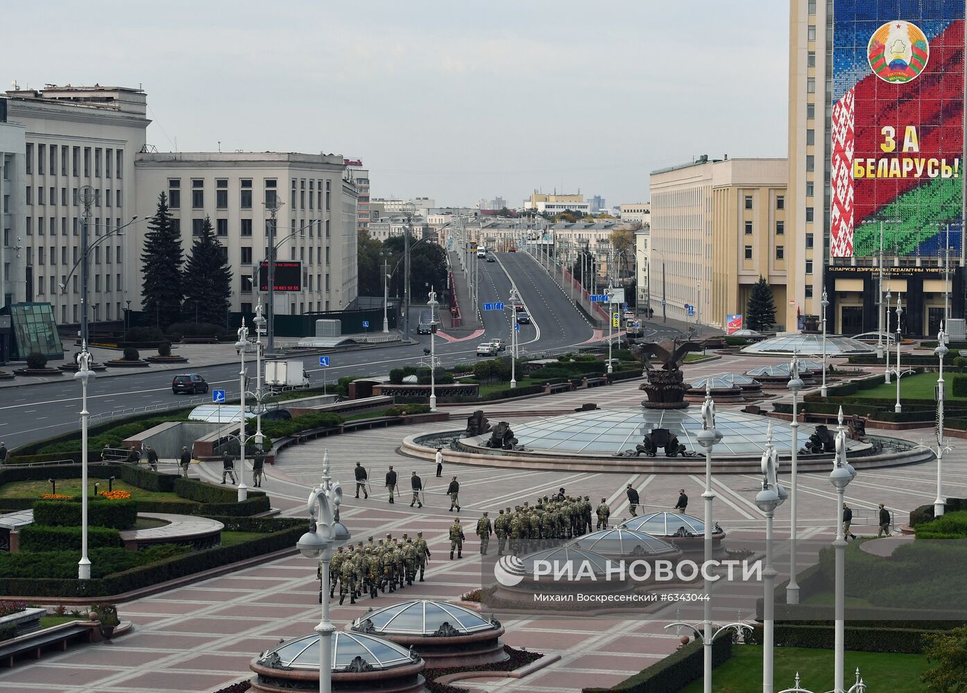 Акции протеста оппозиции в Минске