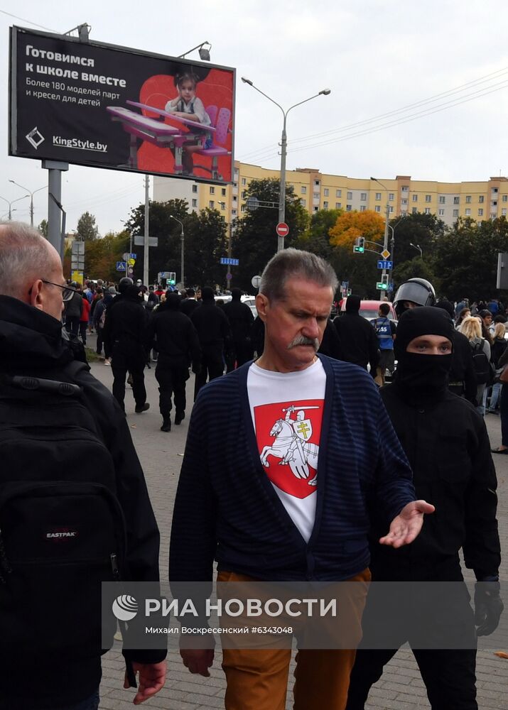 Акции протеста оппозиции в Минске