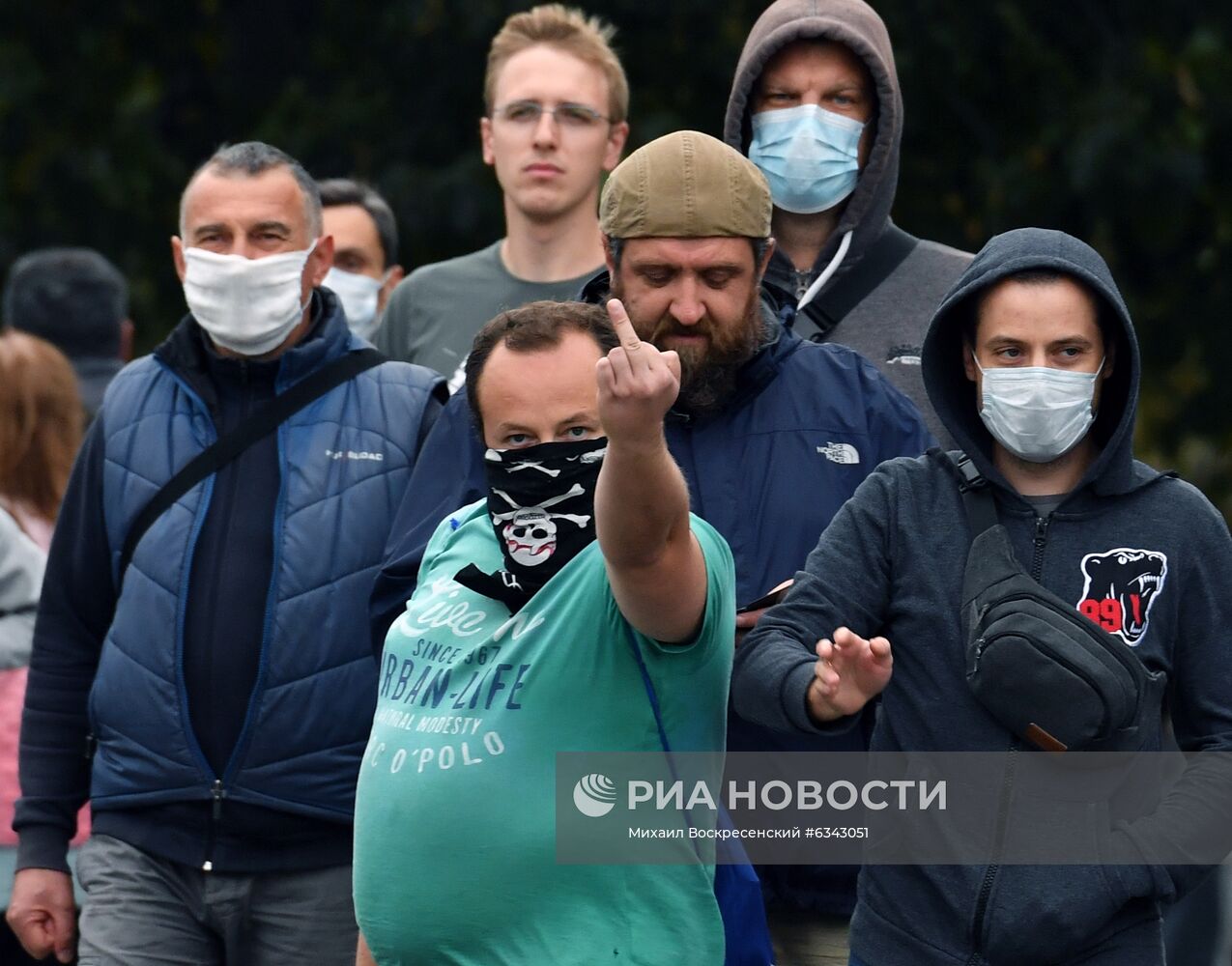 Акции протеста оппозиции в Минске