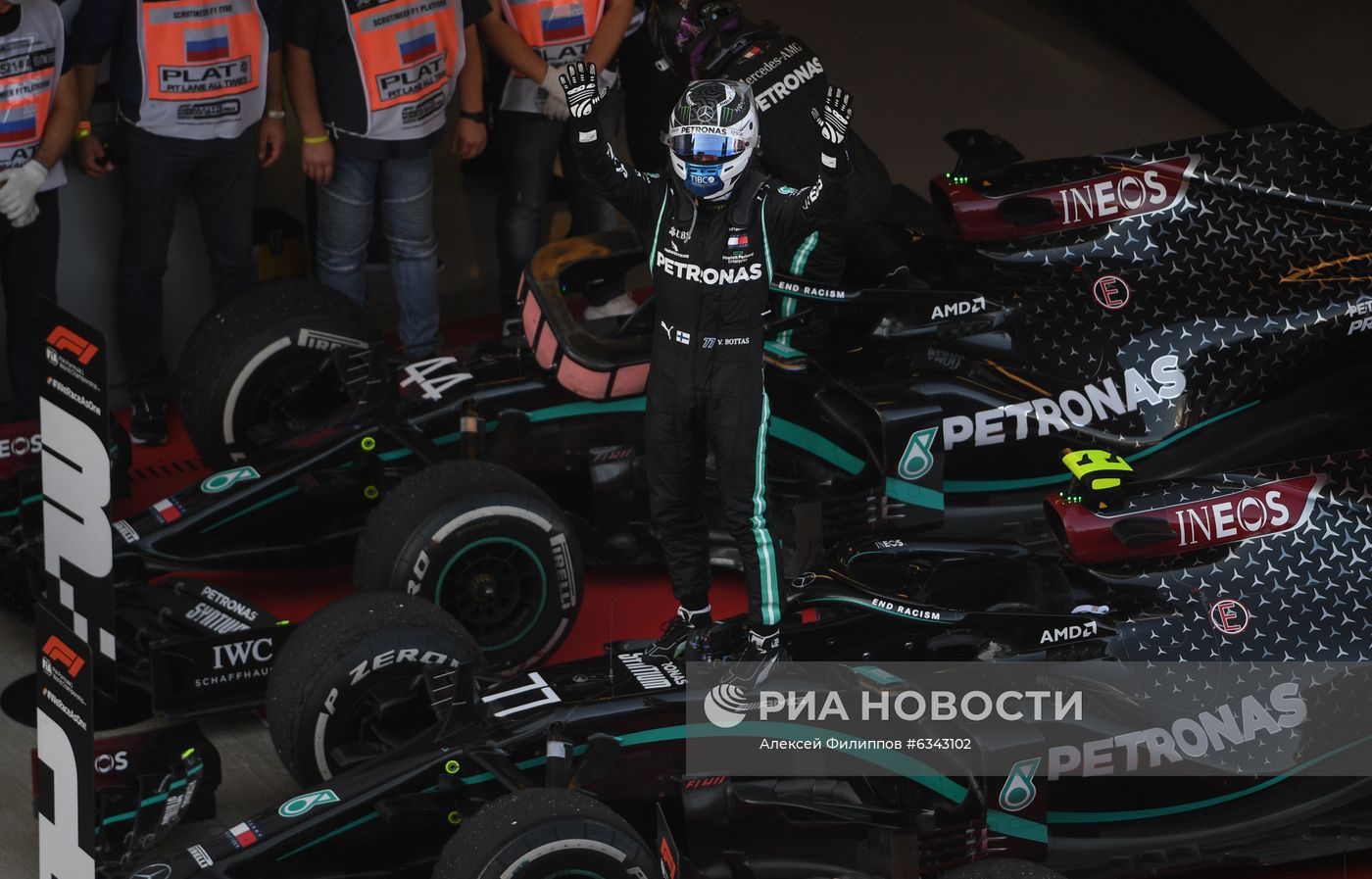Автоспорт. Формула 1. Гран-при России. Гонка