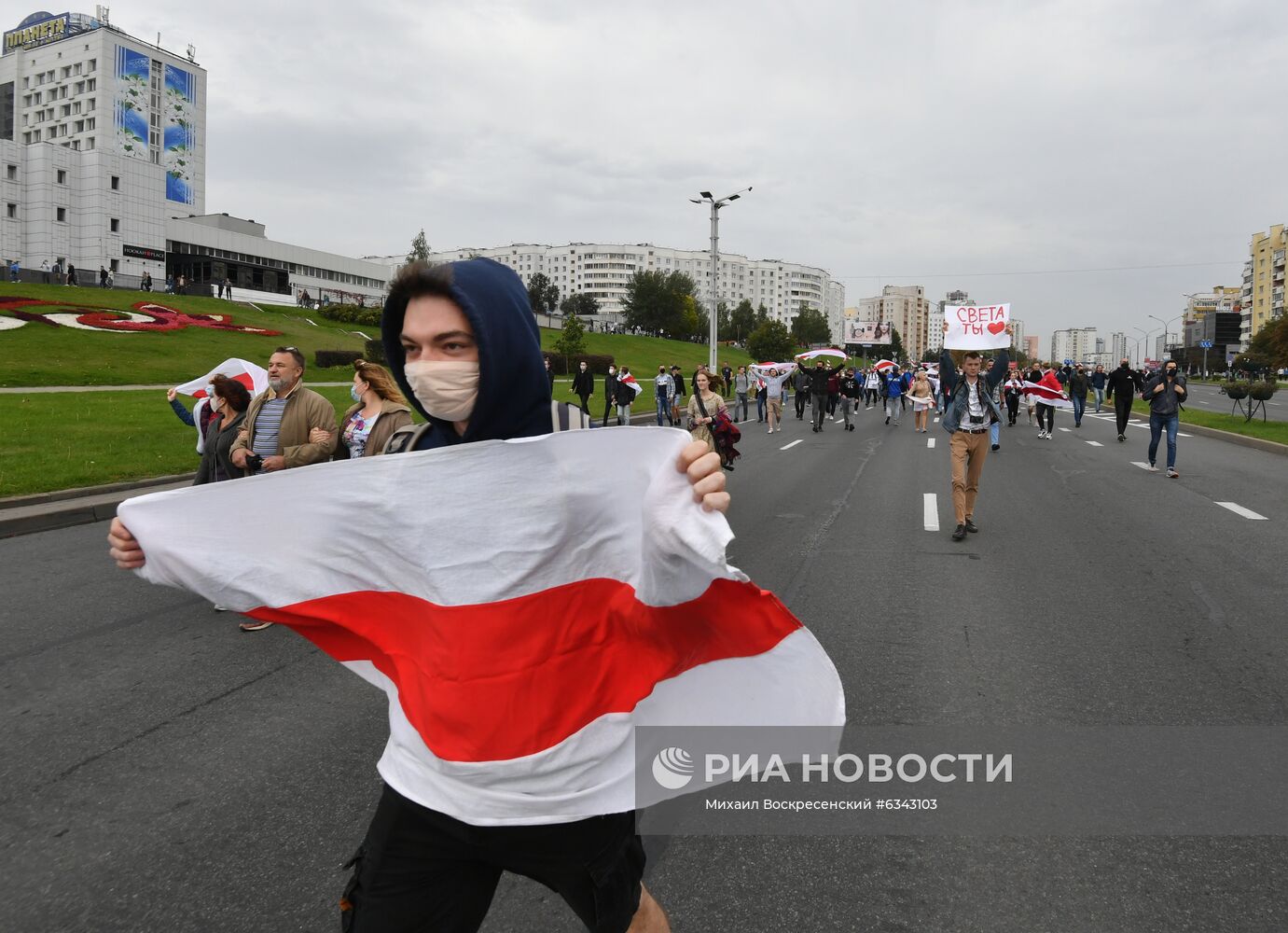 Акции протеста оппозиции в Минске