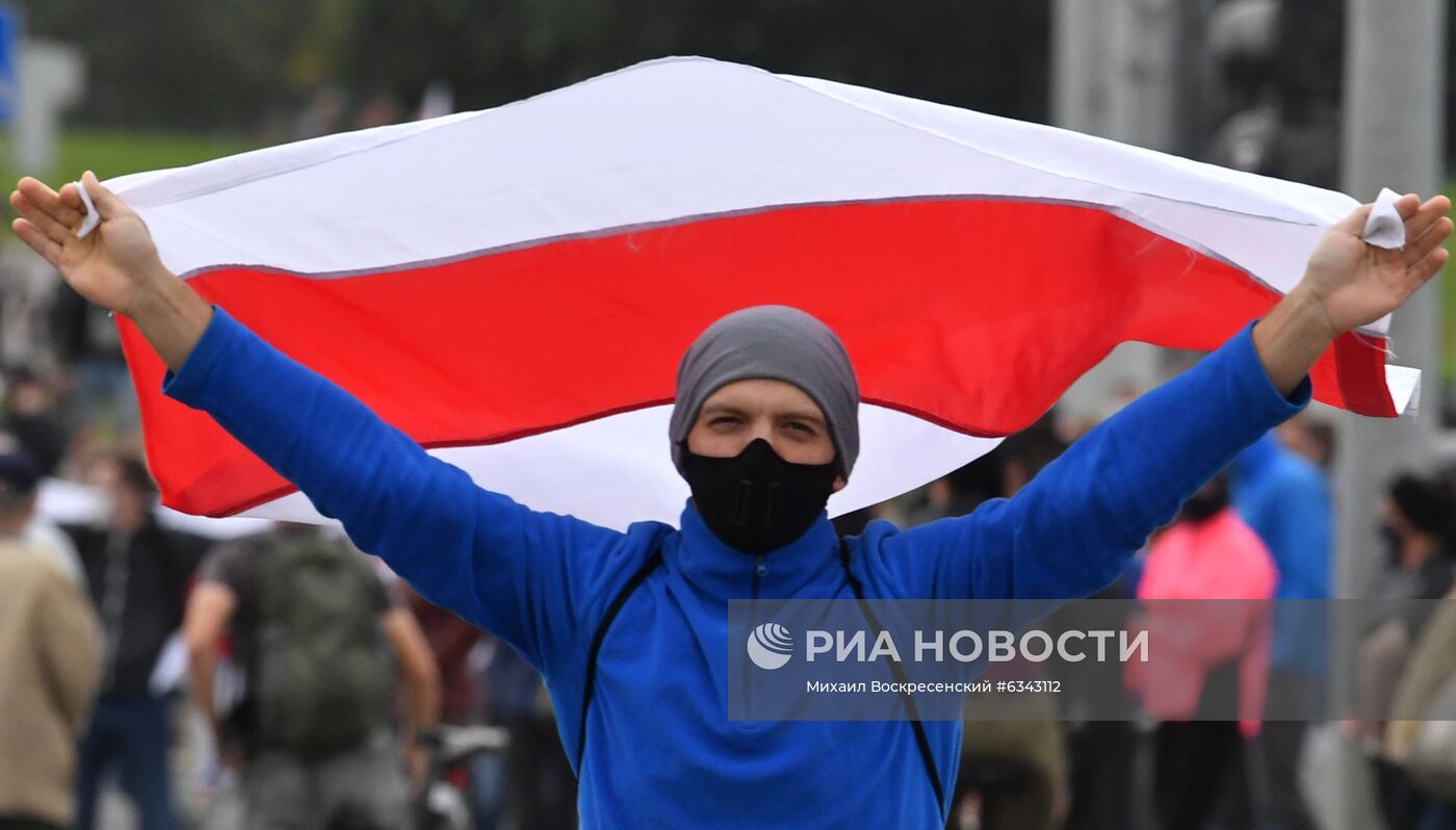 Акции протеста оппозиции в Минске