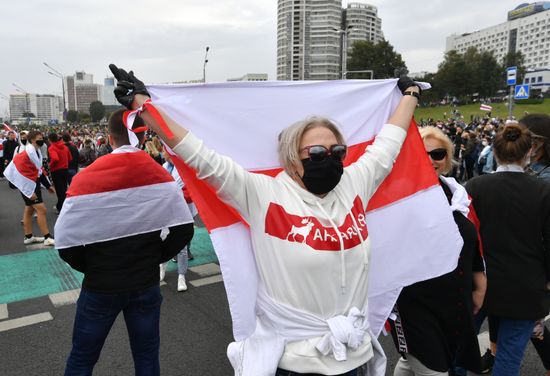 Акции протеста оппозиции в Минске
