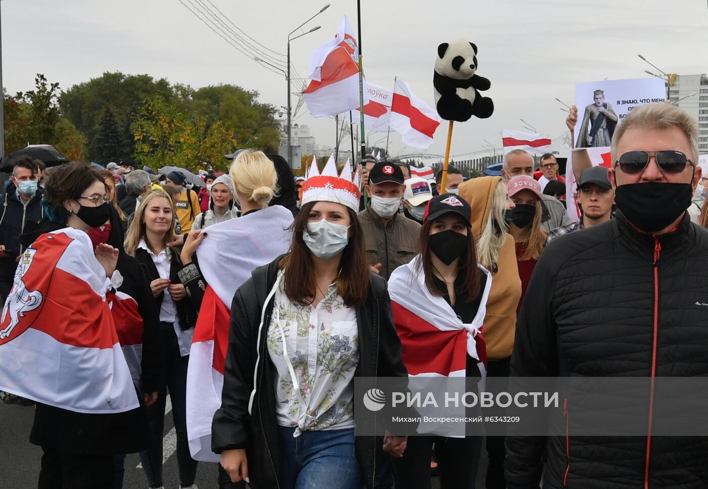 Акции протеста оппозиции в Минске