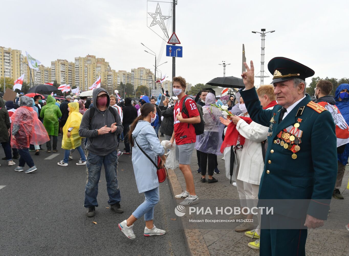 Акции протеста оппозиции в Минске