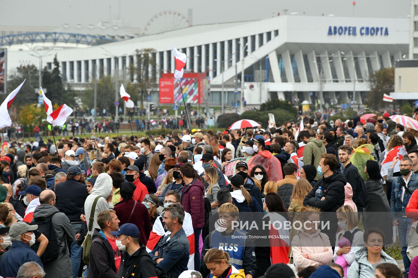 Акции протеста оппозиции в Минске