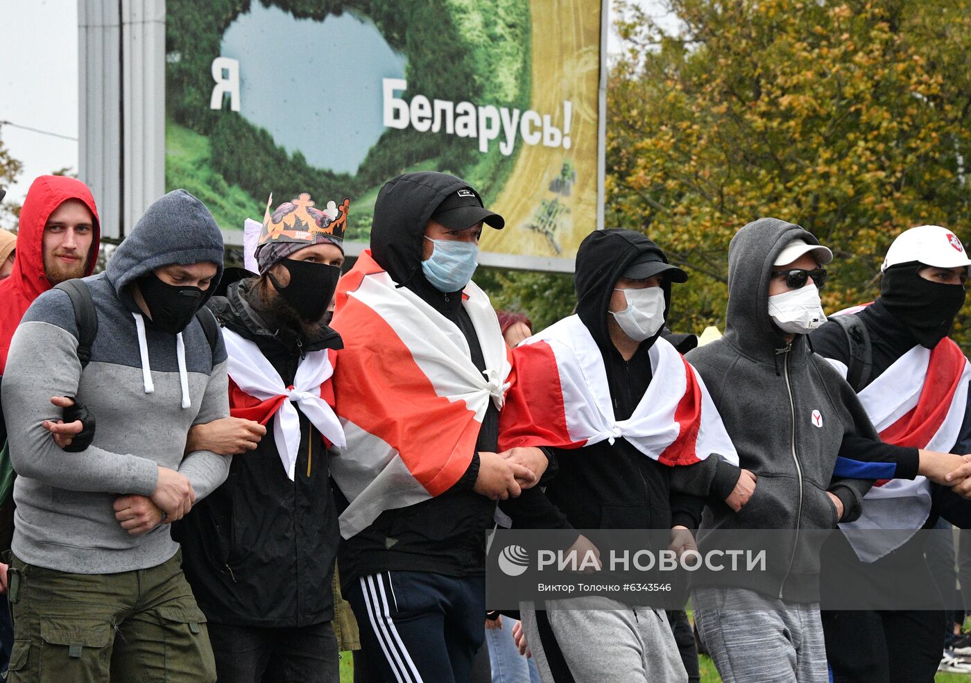 Акции протеста оппозиции в Минске