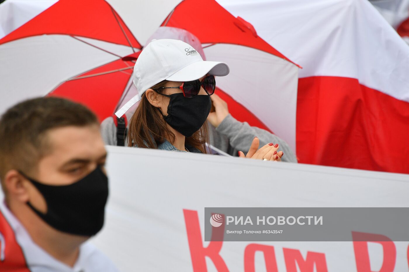 Акции протеста оппозиции в Минске