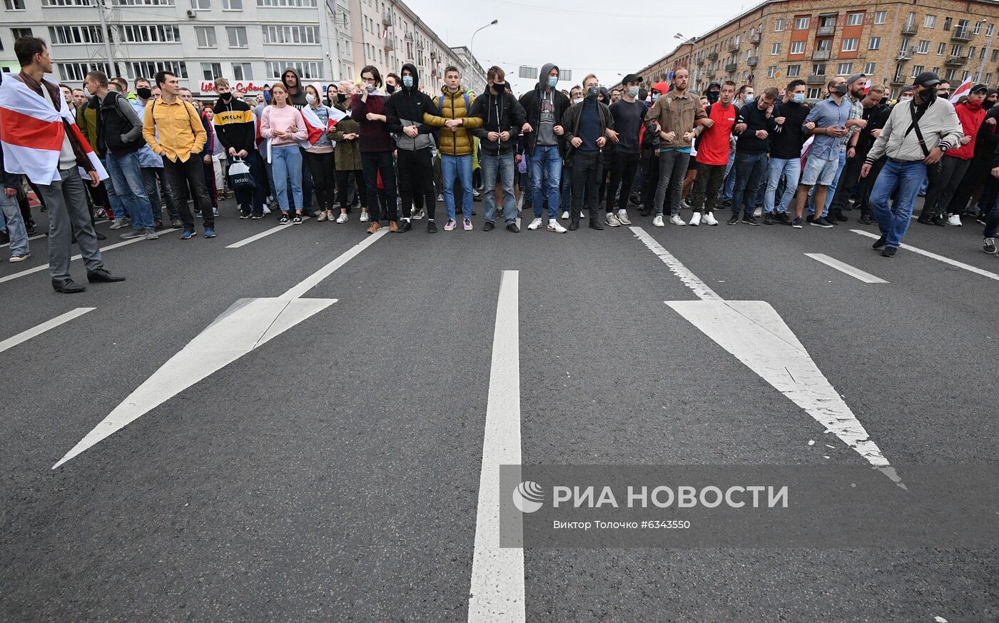 Акции протеста оппозиции в Минске