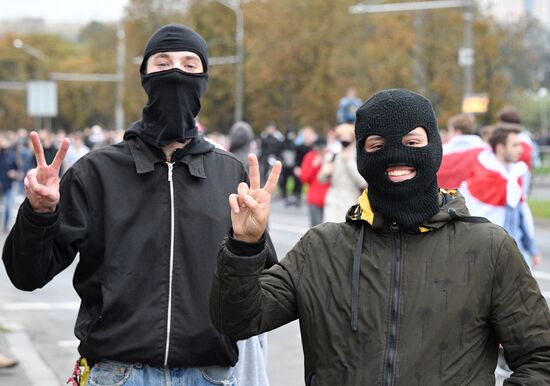 Акции протеста оппозиции в Минске