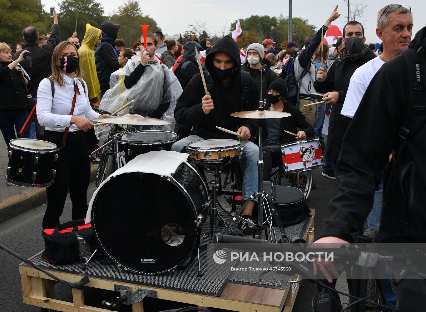 Акции протеста оппозиции в Минске