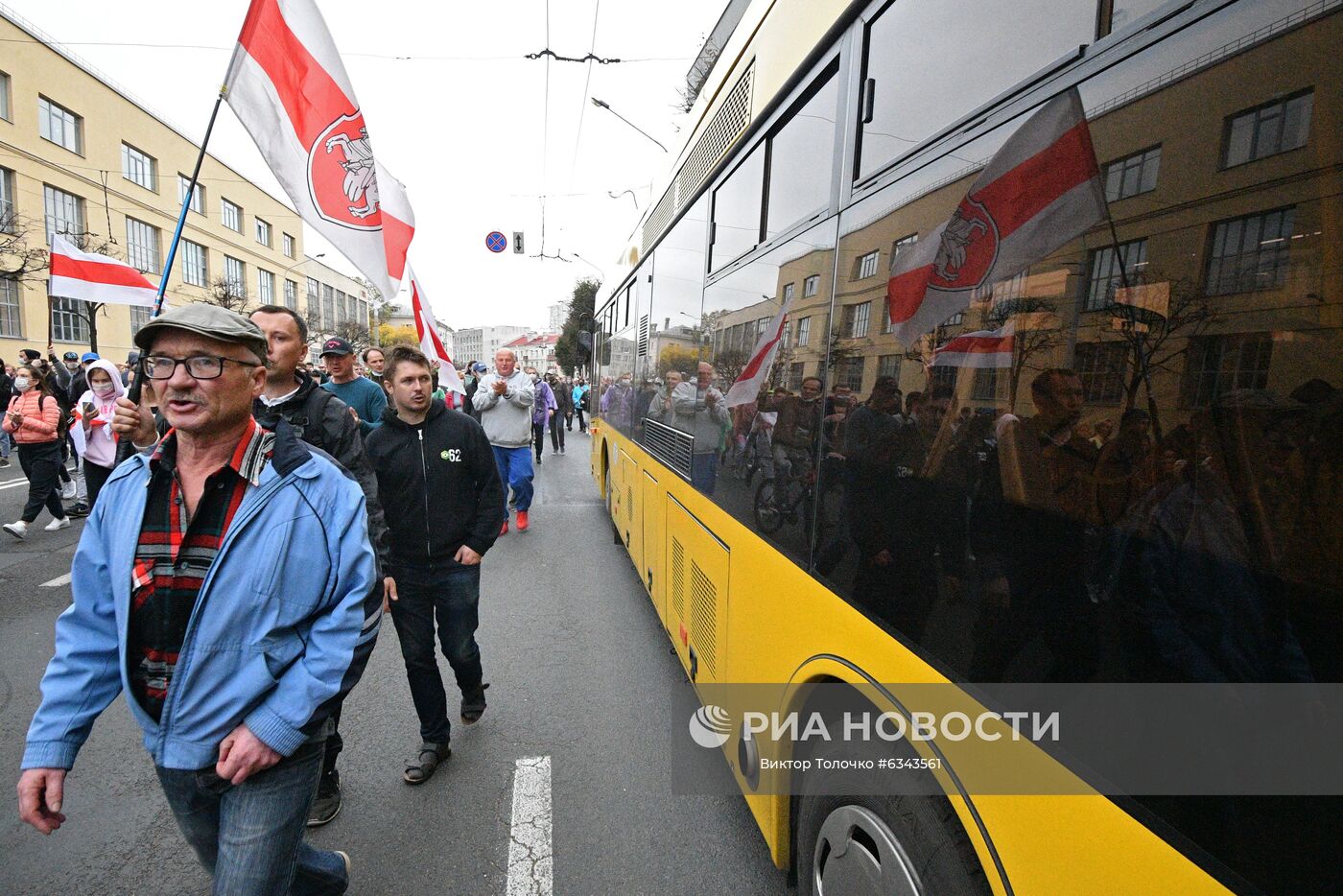 Акции протеста оппозиции в Минске