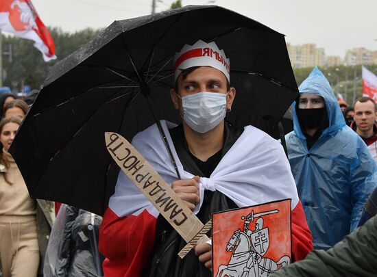 Акции протеста оппозиции в Минске