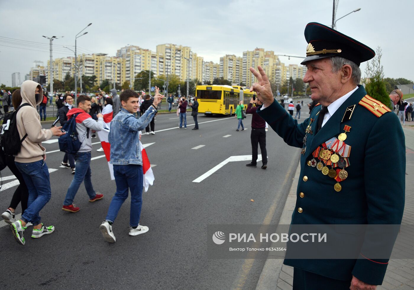 Акции протеста оппозиции в Минске
