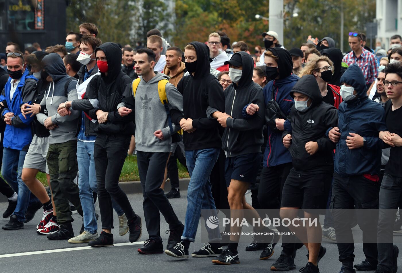 Акции протеста оппозиции в Минске