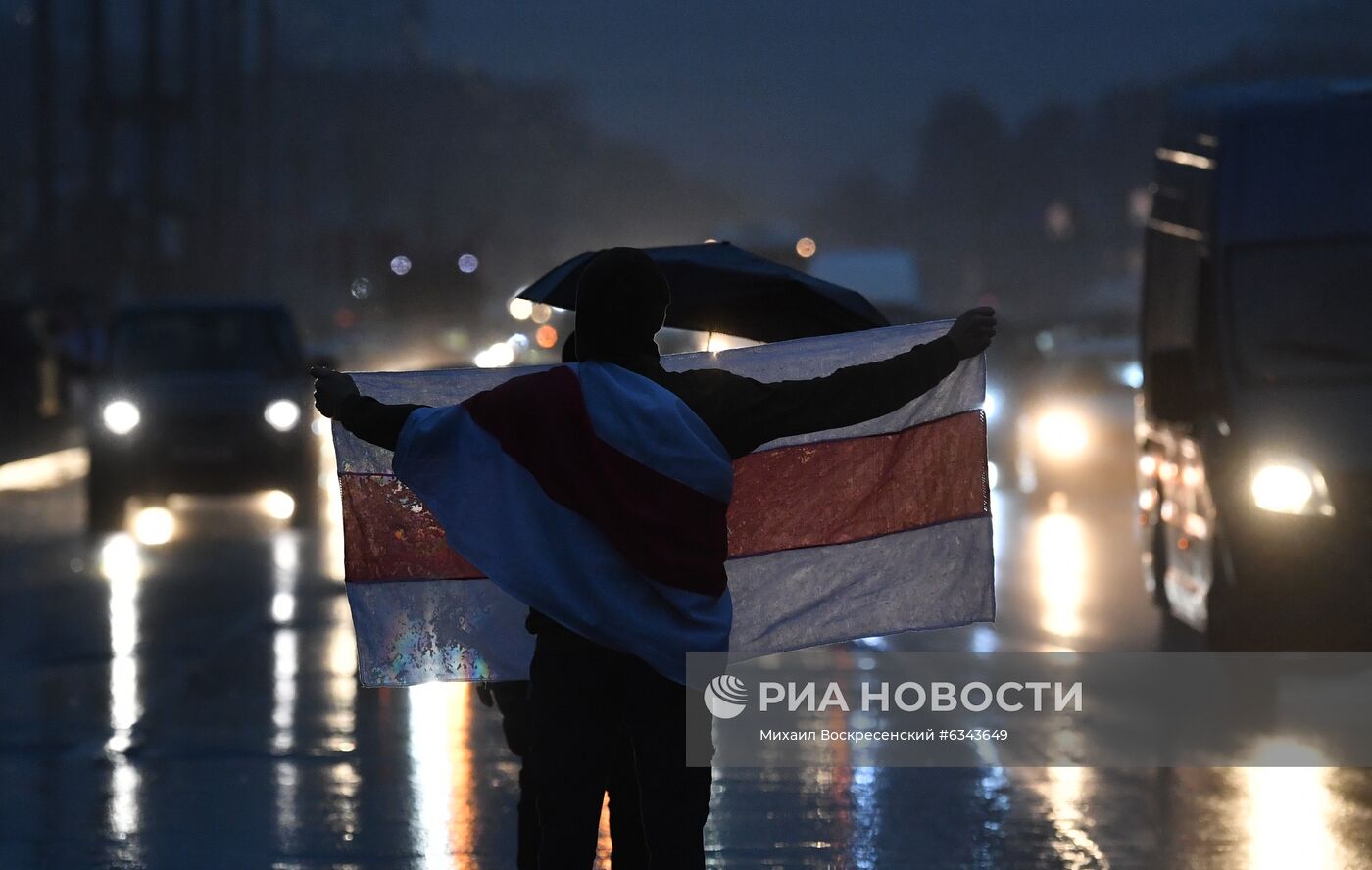 Акции протеста оппозиции в Минске