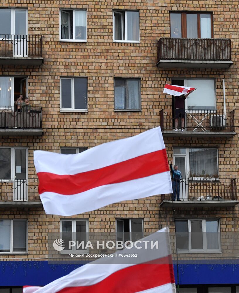 Акции протеста оппозиции в Минске