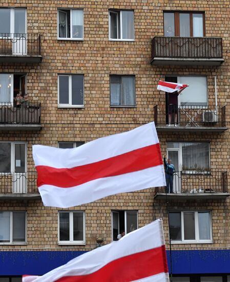 Акции протеста оппозиции в Минске