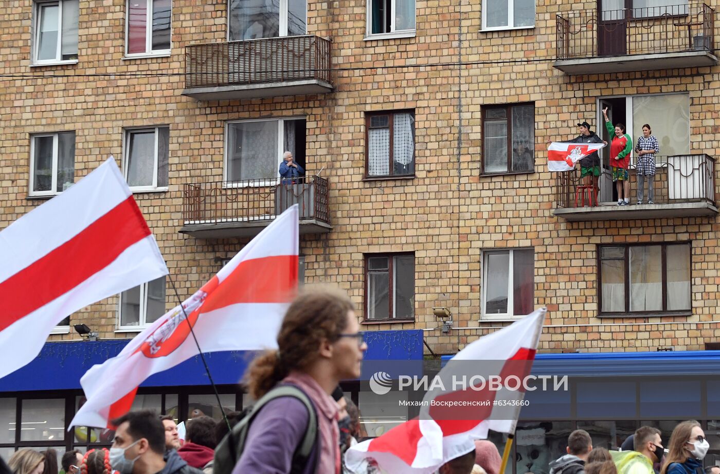 Акции протеста оппозиции в Минске