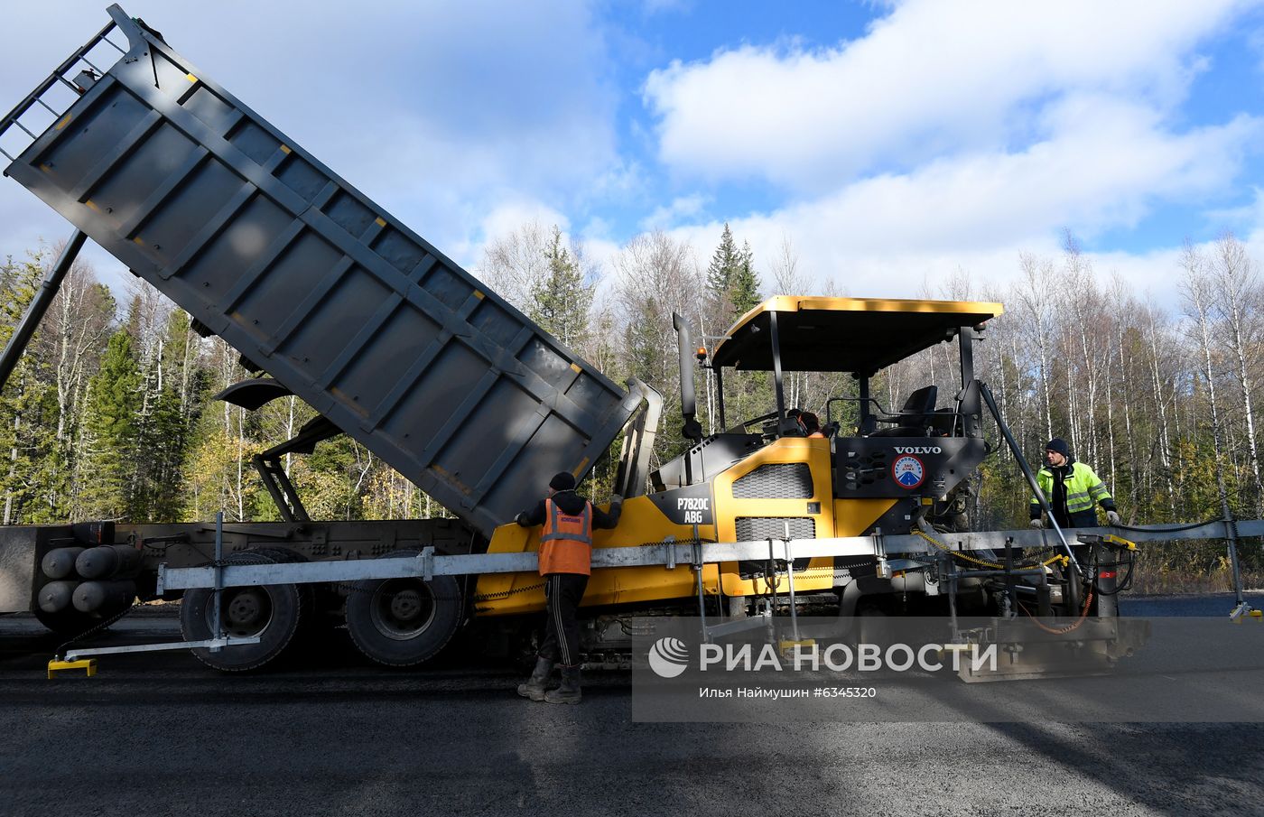 Ремонт автотрассы Р-257 "Енисей"