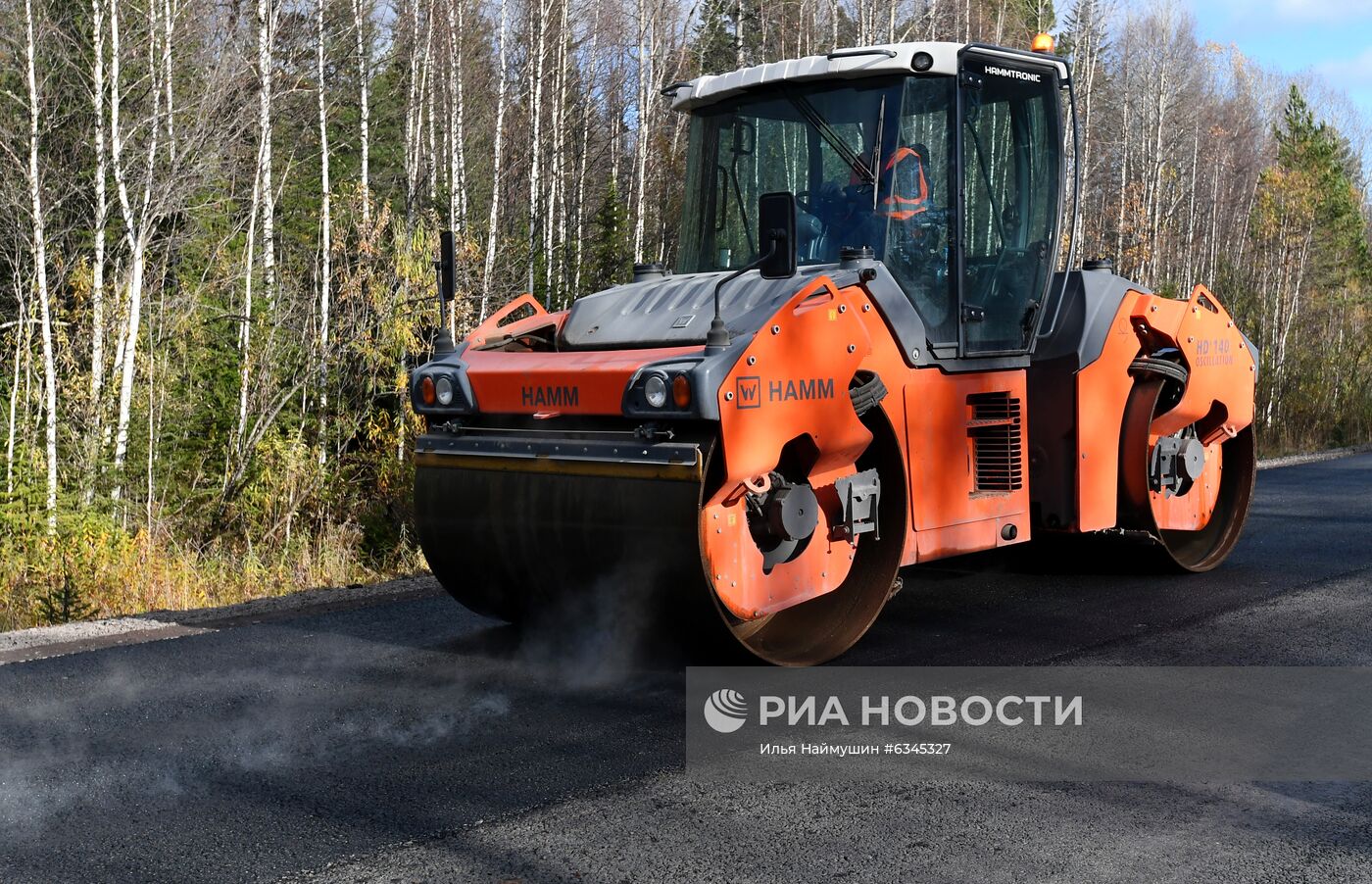 Ремонт автотрассы Р-257 "Енисей"