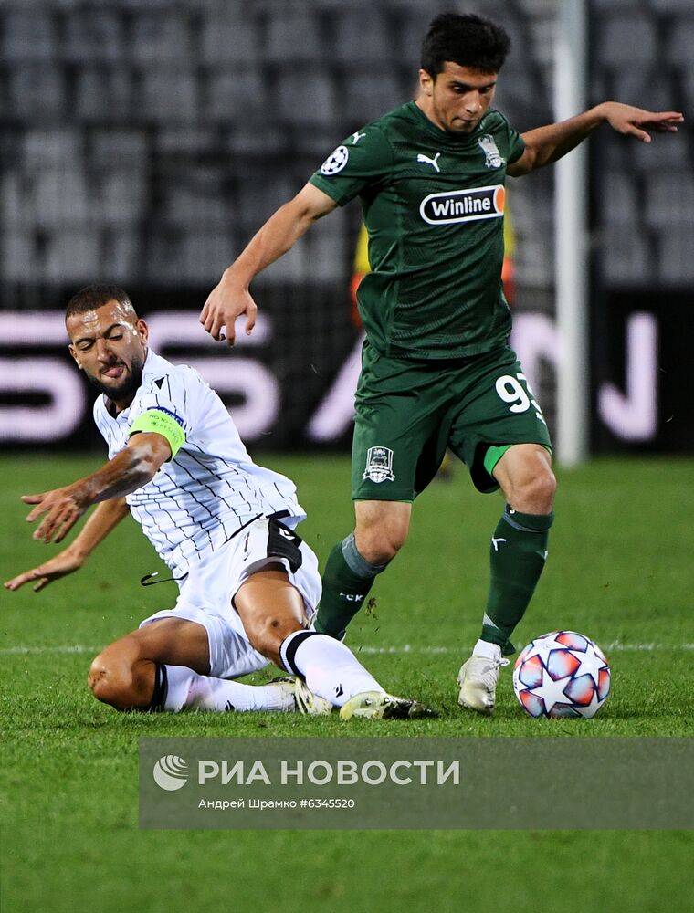 Футбол. Лига чемпионов. Матч ПАОК - "Краснодар"