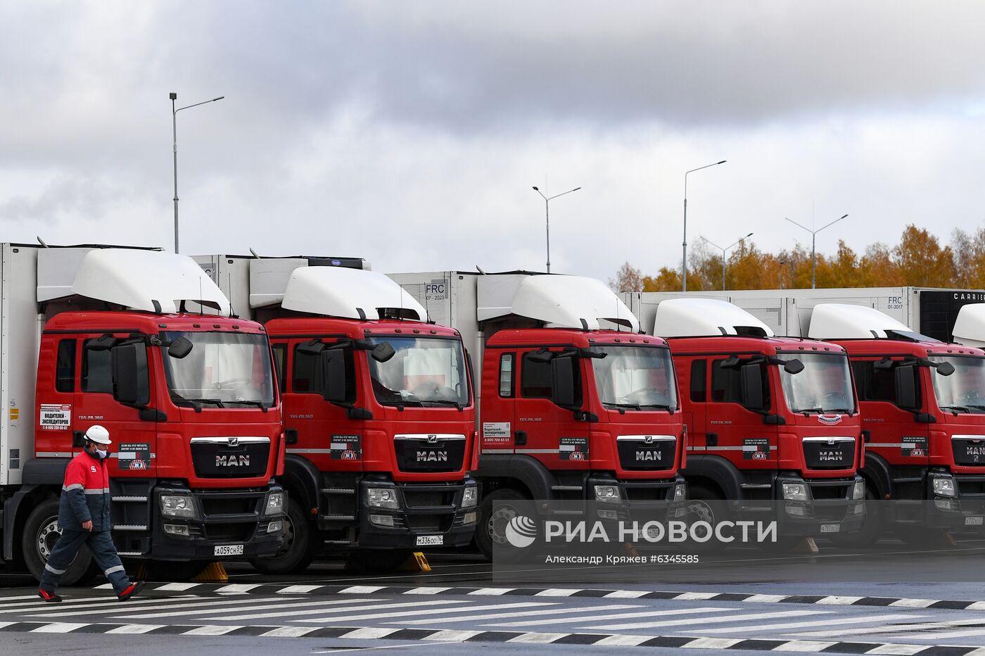 Открытие распределительного центра сети "Магнит" в Новосибирской области