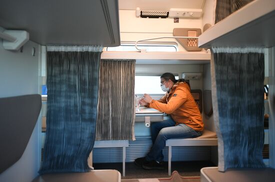 Презентация концепта нового плацкартного вагона