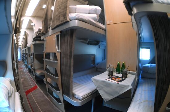 Презентация концепта нового плацкартного вагона