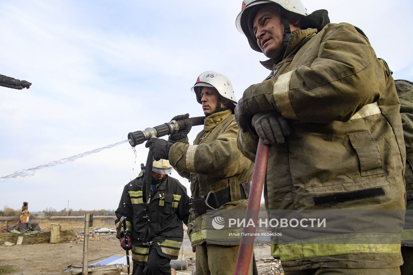 Последствия пожаров в Воронежской области