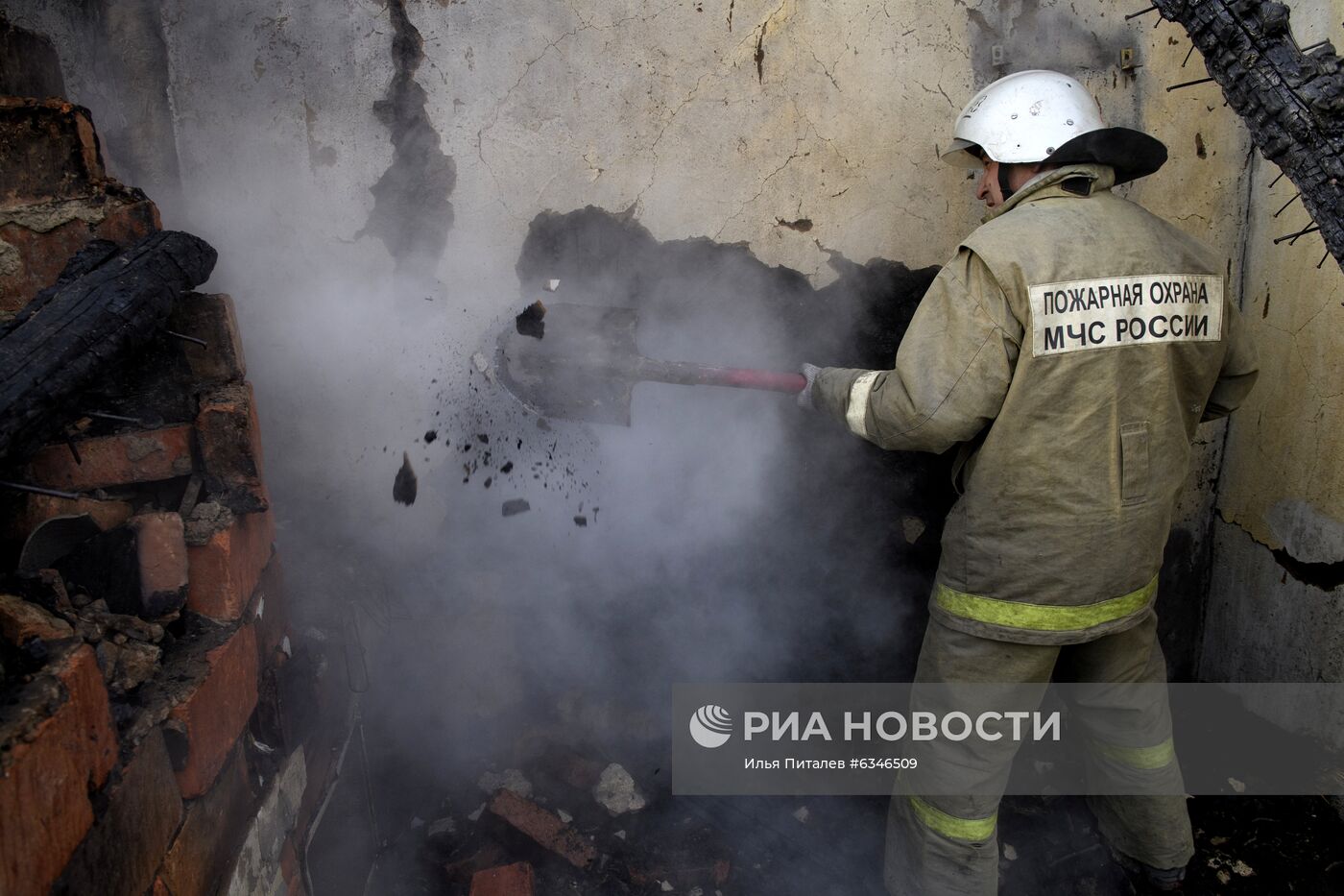 Последствия пожаров в Воронежской области