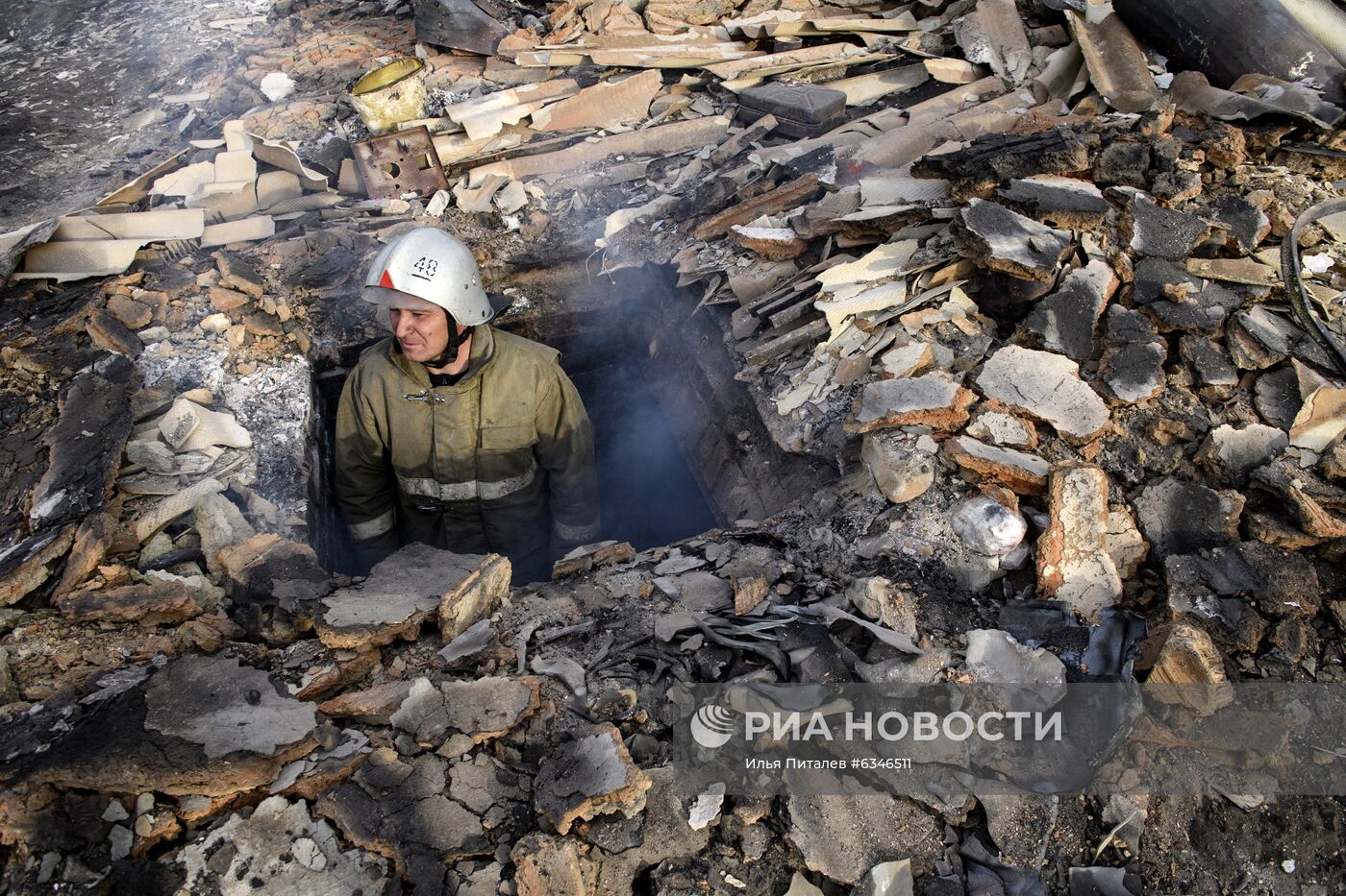 Последствия пожаров в Воронежской области