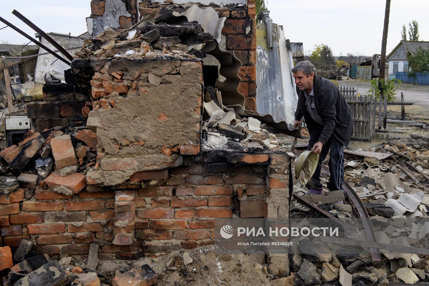 Последствия пожаров в Воронежской области