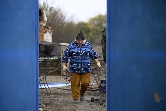 Последствия пожаров в Воронежской области