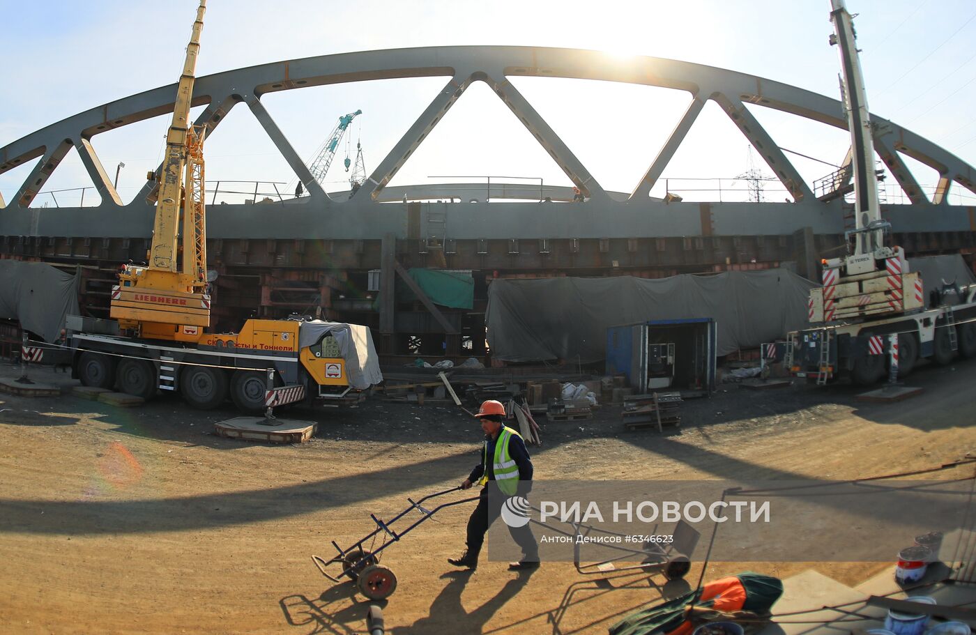 Строительство транспортной развязки в Подмосковье 