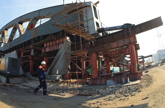 Строительство транспортной развязки в Подмосковье 