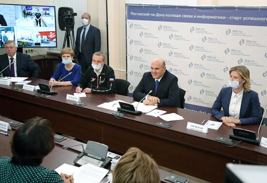 Рабочая поездка премьер-министра РФ М. Мишустина в Южный федеральный округ