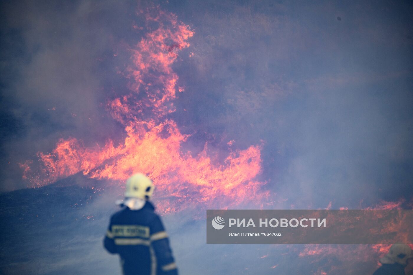 Природные пожары в Воронежской области