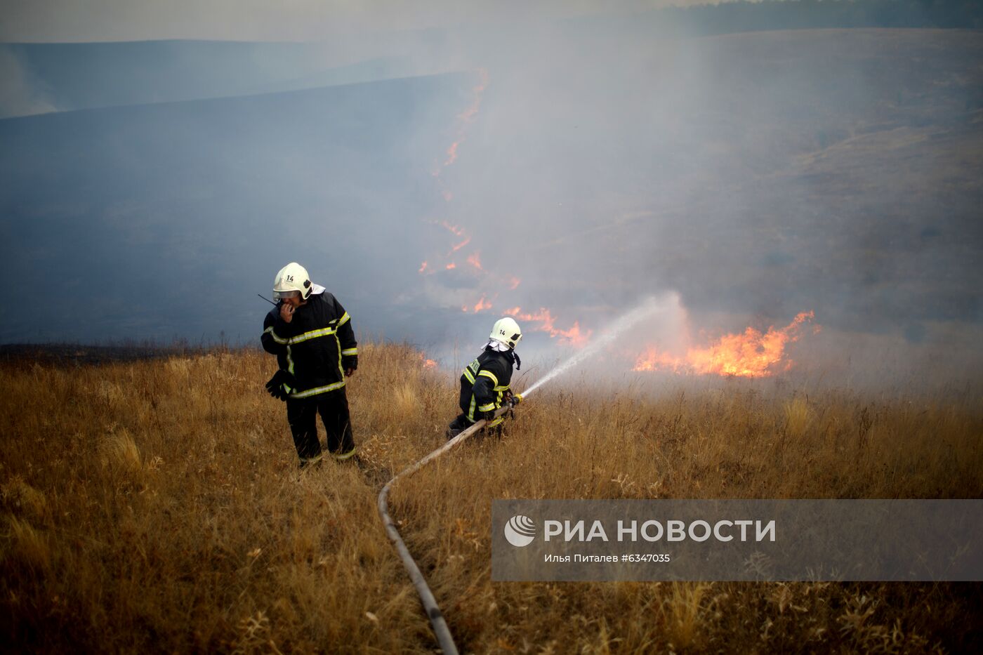 Природные пожары в Воронежской области