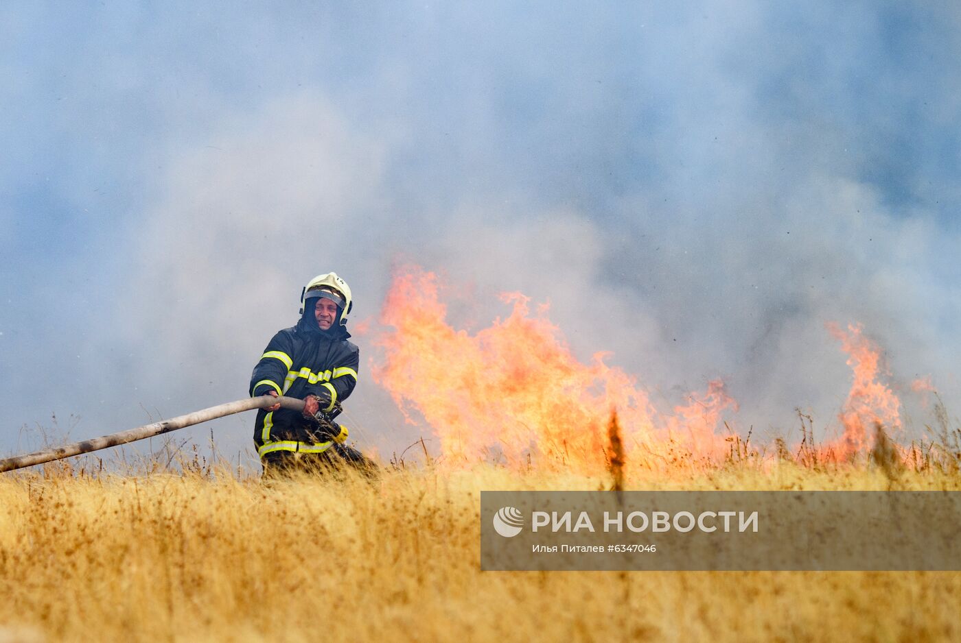 Природные пожары в Воронежской области