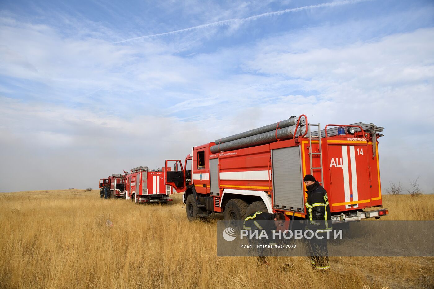 Природные пожары в Воронежской области