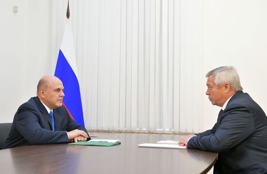 Рабочая поездка премьер-министра РФ М. Мишустина в Южный федеральный округ