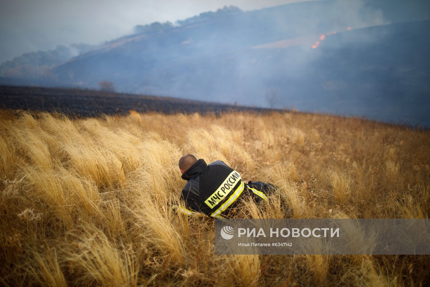 Природные пожары в Воронежской области