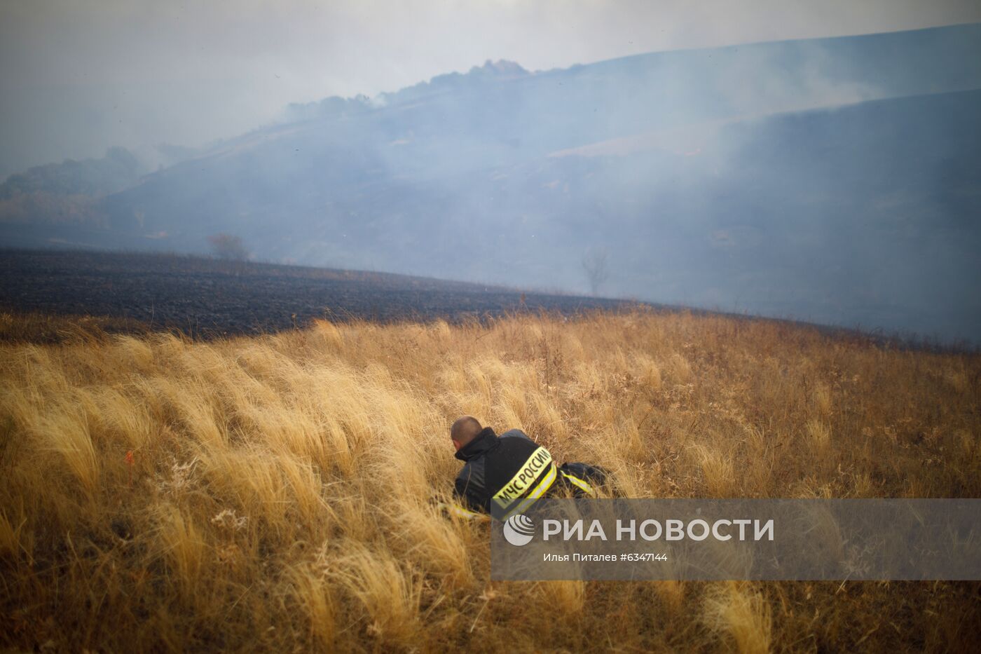 Природные пожары в Воронежской области
