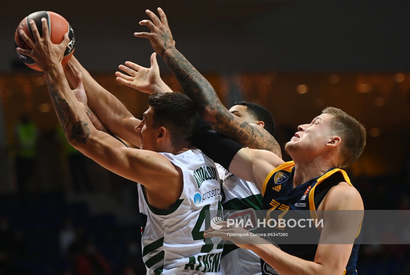 Баскетбол. Евролига. Матч "Химки" — "Панатинаикос"