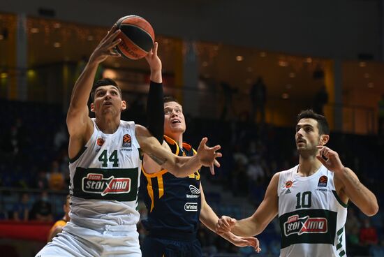 Баскетбол. Евролига. Матч "Химки" — "Панатинаикос"