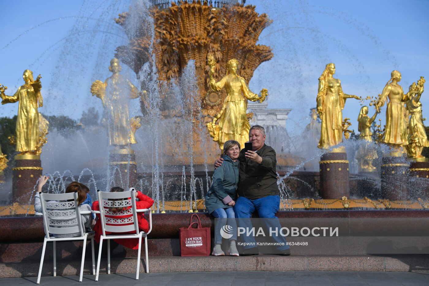 Теплая погода в Москве